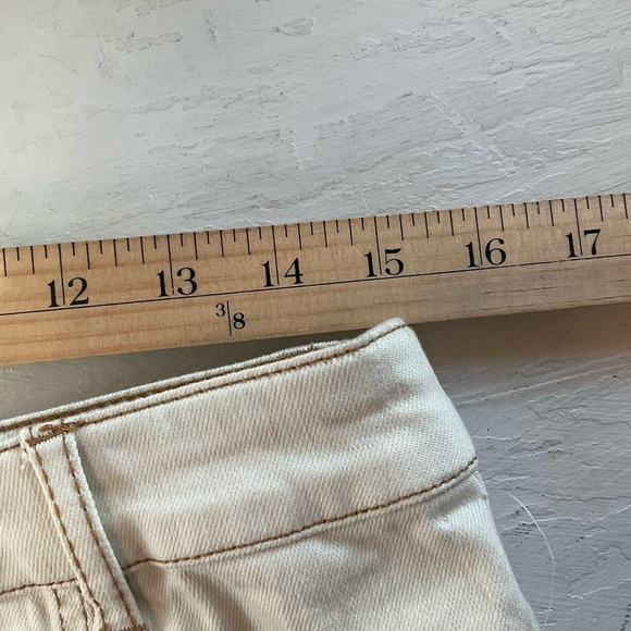 Belle Vere Jean Skirt Denim Maxi‎ Cream White Long Coastal Western Size Small - Picture 6 of 7